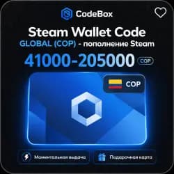 Пополнение Steam · Колумбия